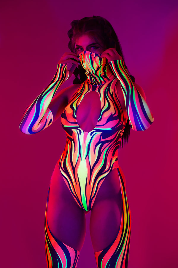 Magmatischer Cut-Out Catsuit