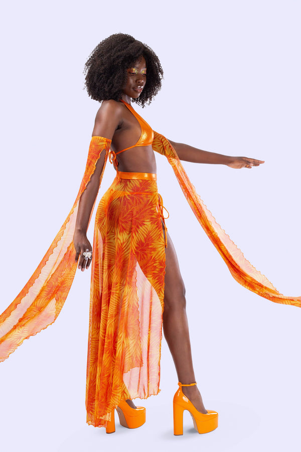 Citrine Rock mit offenem Vorderteil