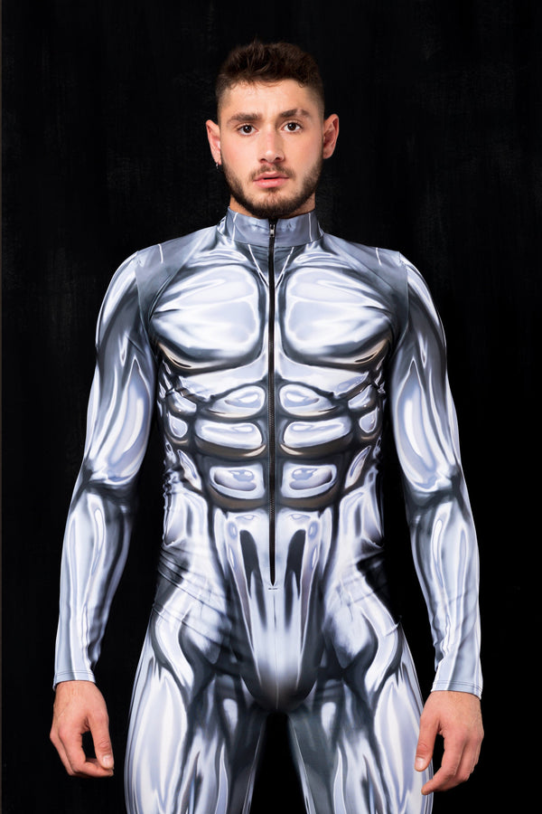 Silberner Mann Kostüm