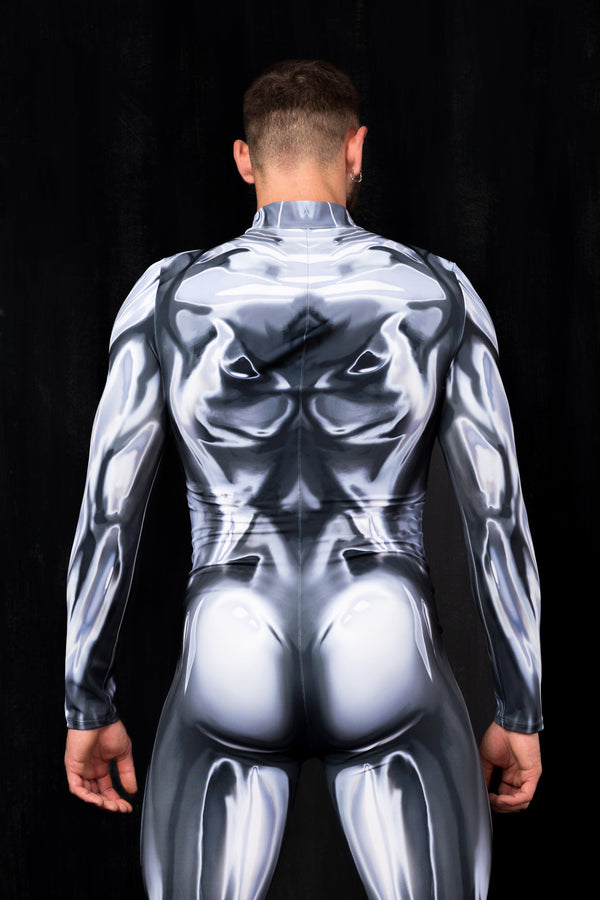 Silberner Mann Kostüm