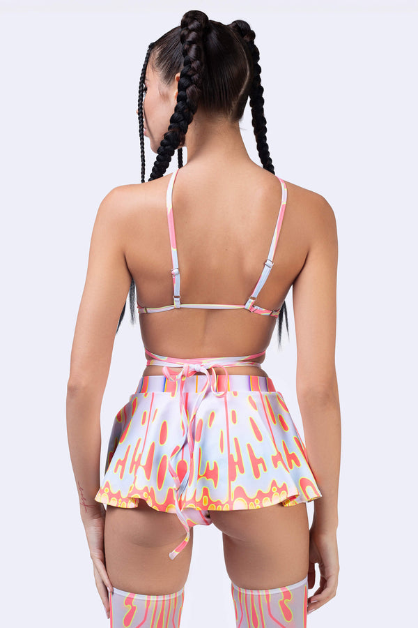 Cherry On Top Wrapped Triangle Top