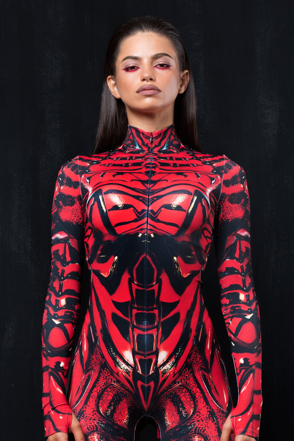 Rotes d'Vorah-Kostüm