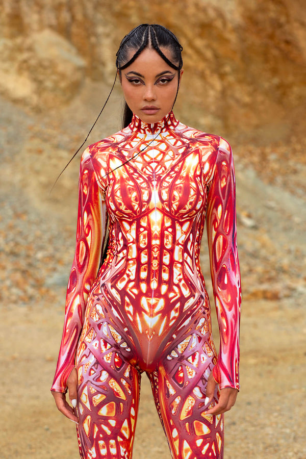 Feuer von Innen Kostüm