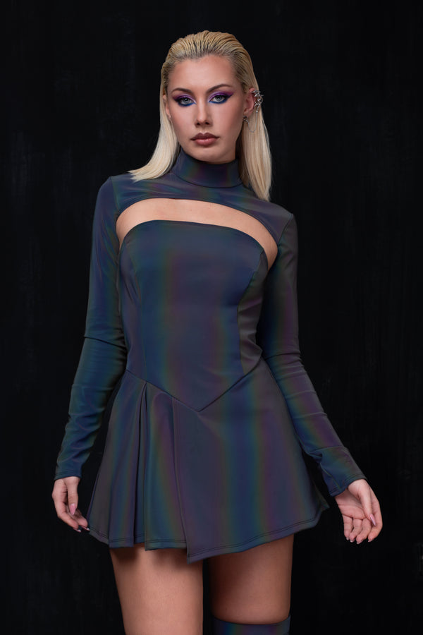 True Colors 3-teiliger reflektierender Kleid-Set