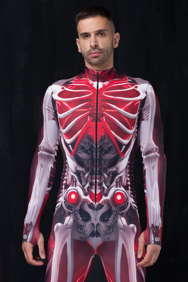 Crimson Skeleton Herren Kostüm