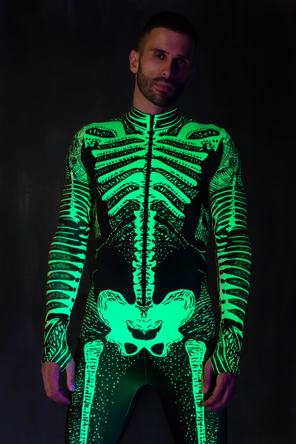 Unmenschliches grünes Männerkostüm