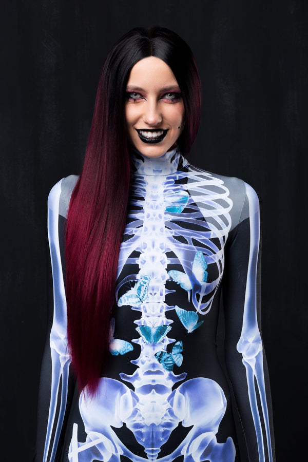 Röntgen-Skelett-Kostüm