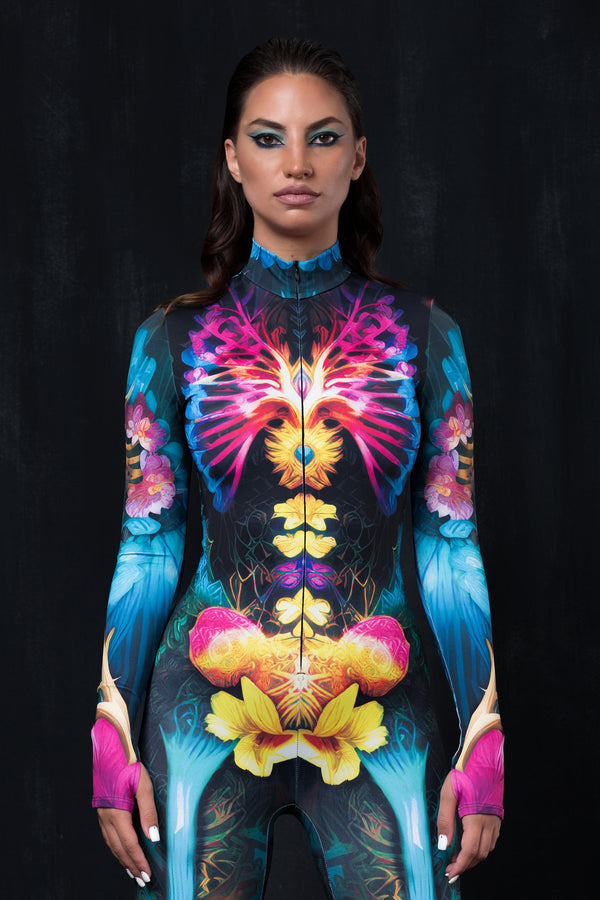 Venus im Blumen-Kostüm