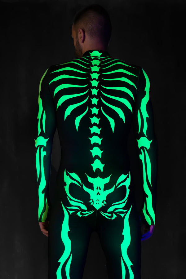 Tribal Remains grünes Männerkostüm