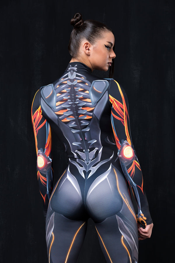 Schaltkreis-Strom-Kostüm