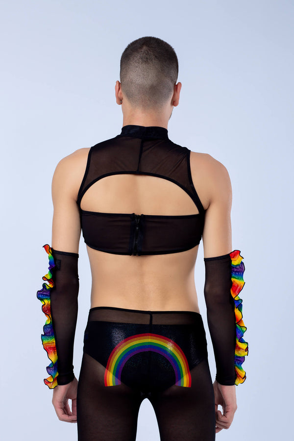 Born This Way Herren Crop Top