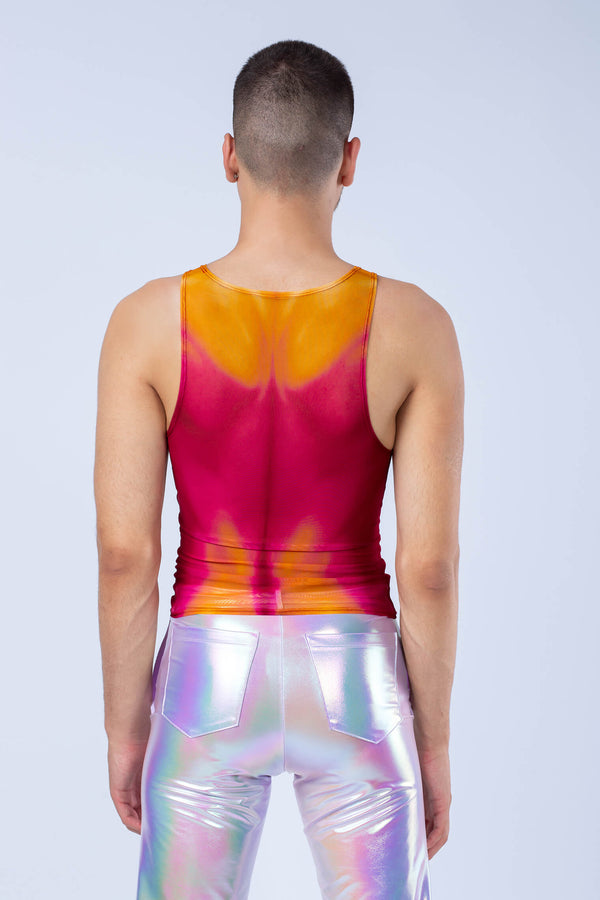 Mean Tangerine Herren Mesh Tanktop