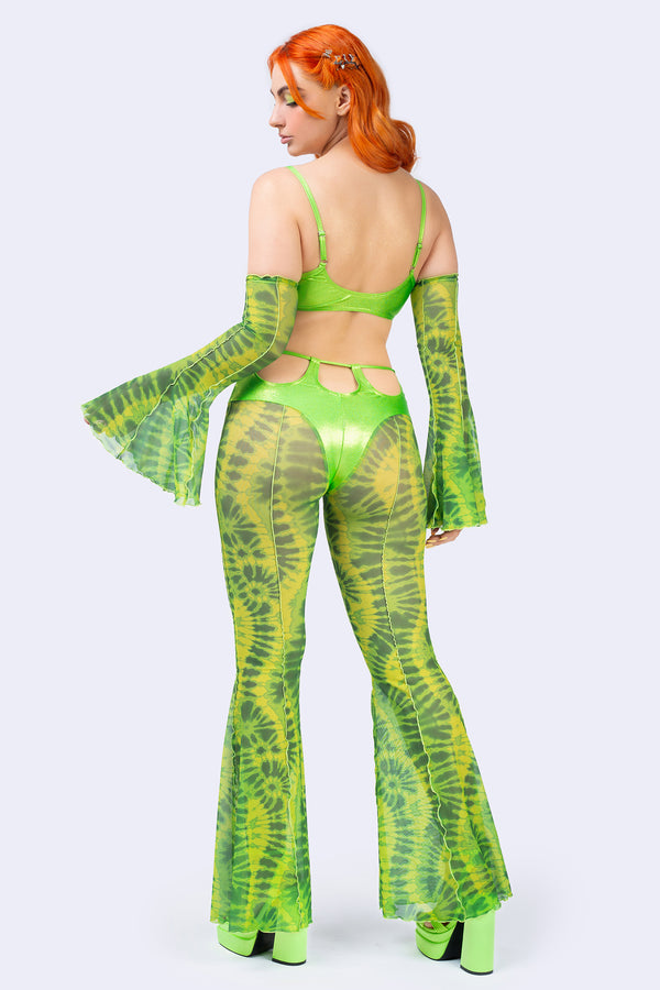 Pixie Bikini Bell Bottoms Hosen Set