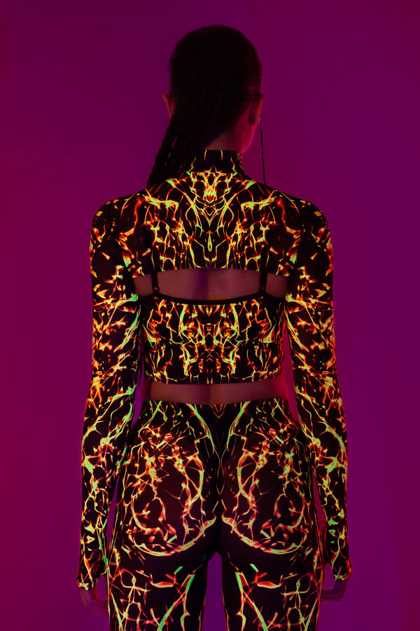 Slow Burner Mesh 2-teiliger Shrug