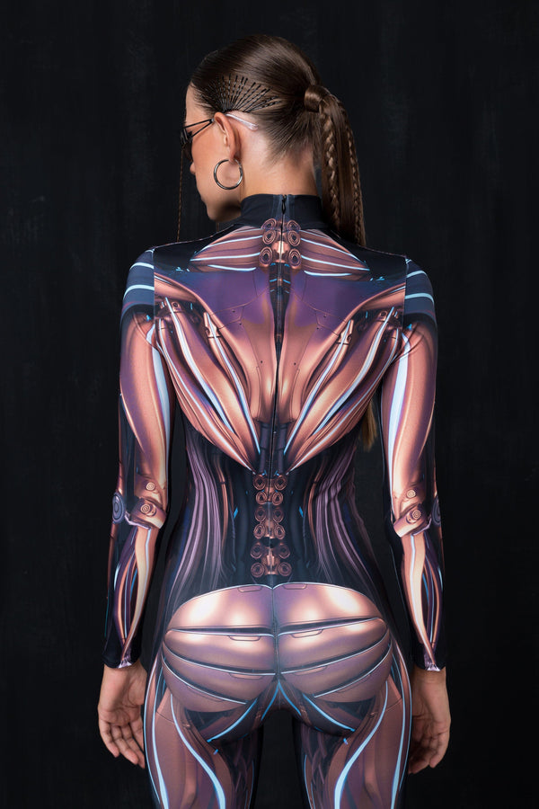 Goldenes CyberLink-Kostüm