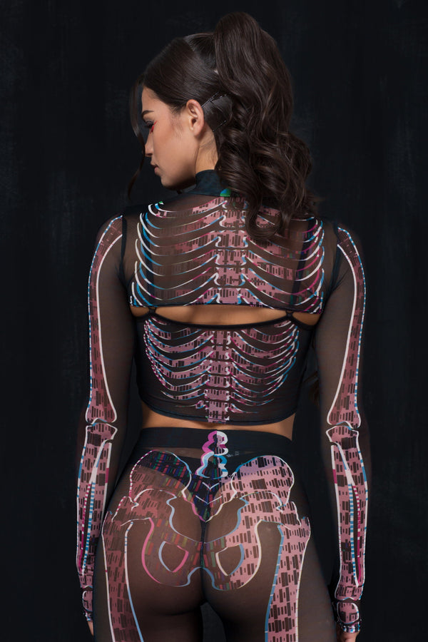 Virtual Delay 2-teiliger Shrug-Top