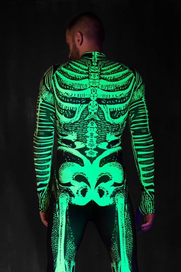 Unmenschliches grünes Männerkostüm