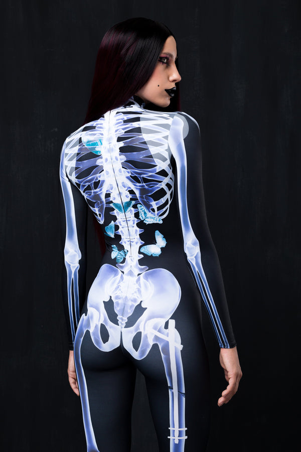 Röntgen-Skelett-Kostüm