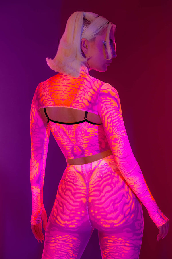 In The Flesh Mesh 2-teiliger Shrug