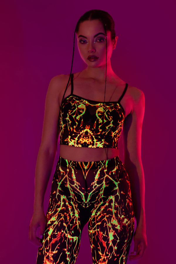 Slow Burner Mesh 2-teiliger Shrug