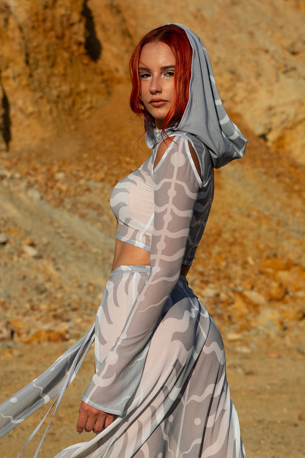 Atacama White Kapuzenoberteil