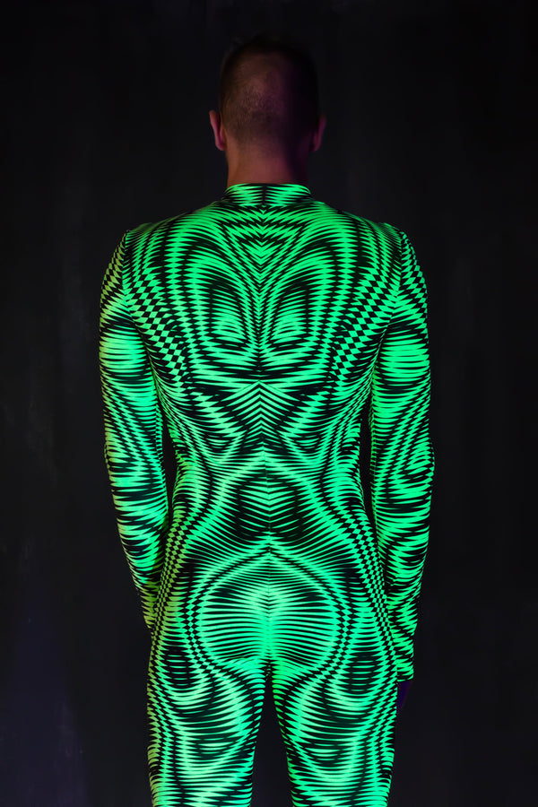 Fluxxed Green Herren Kostüm