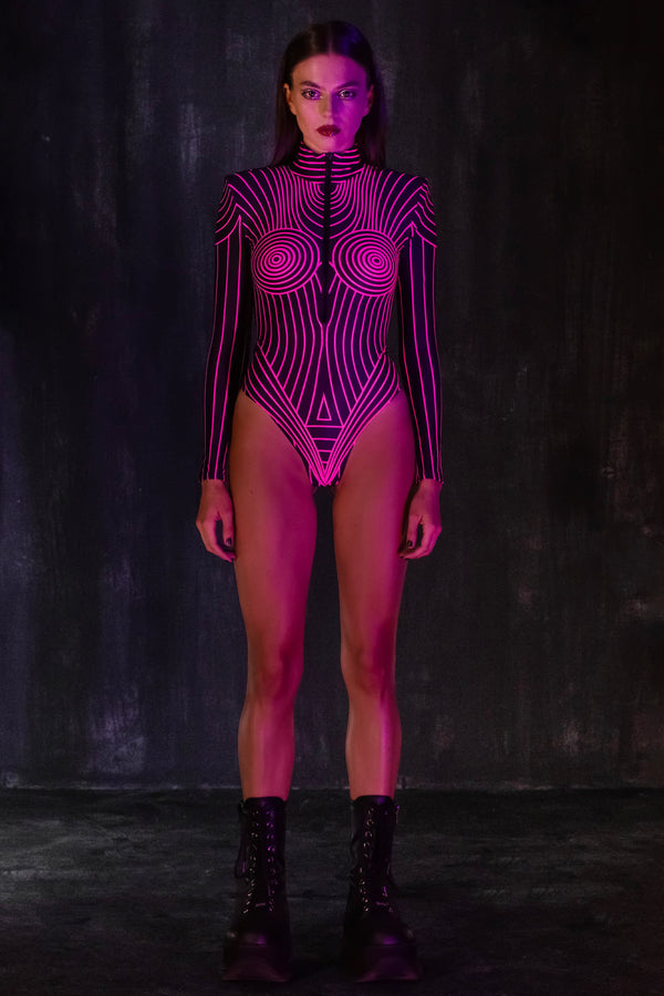 Maxima Pink Serious Bodysuit