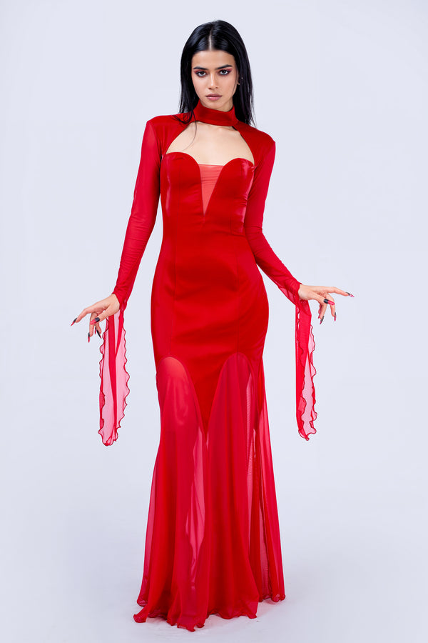 Take A Slice Sweetheart Maxi Dress