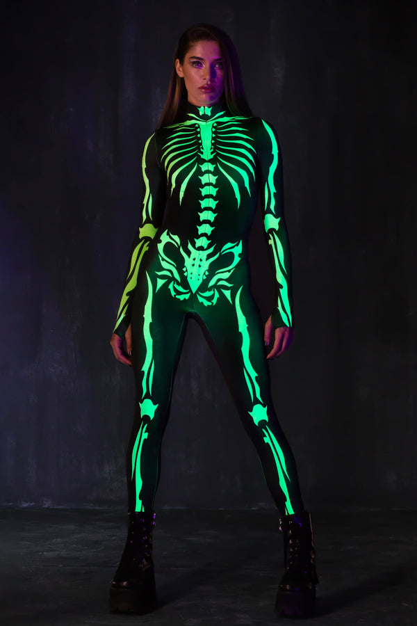 Stammesüberreste grünes Kostüm