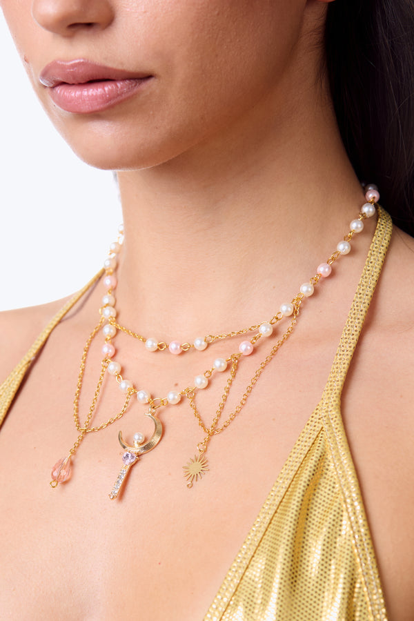 Mondgöttin Kettenhalskette