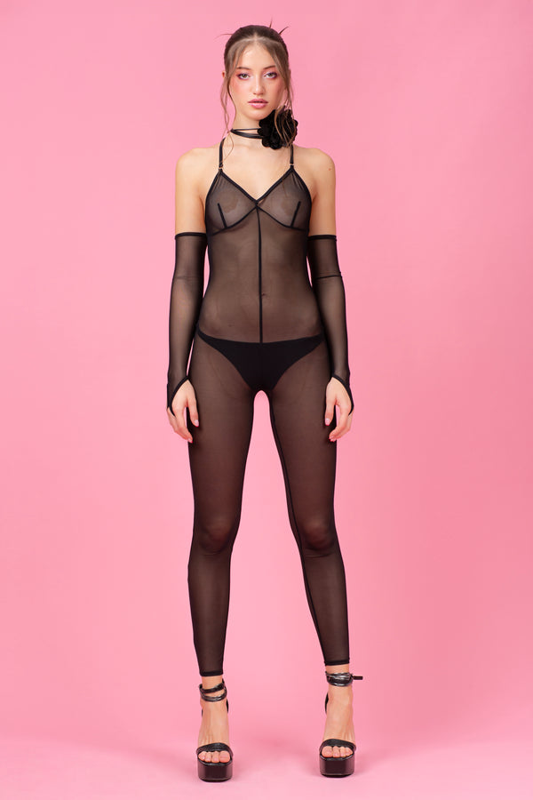 Sinners & Saints Mesh Catsuit