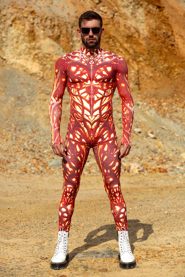 Feuer von Innen Herren-Kostüm