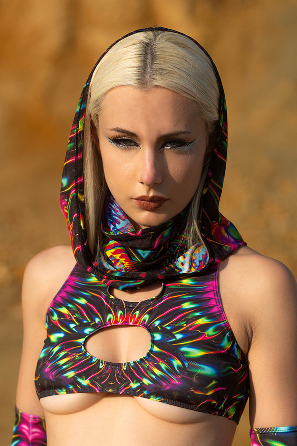 Static Murmur Unisex doppelseitige Kapuze