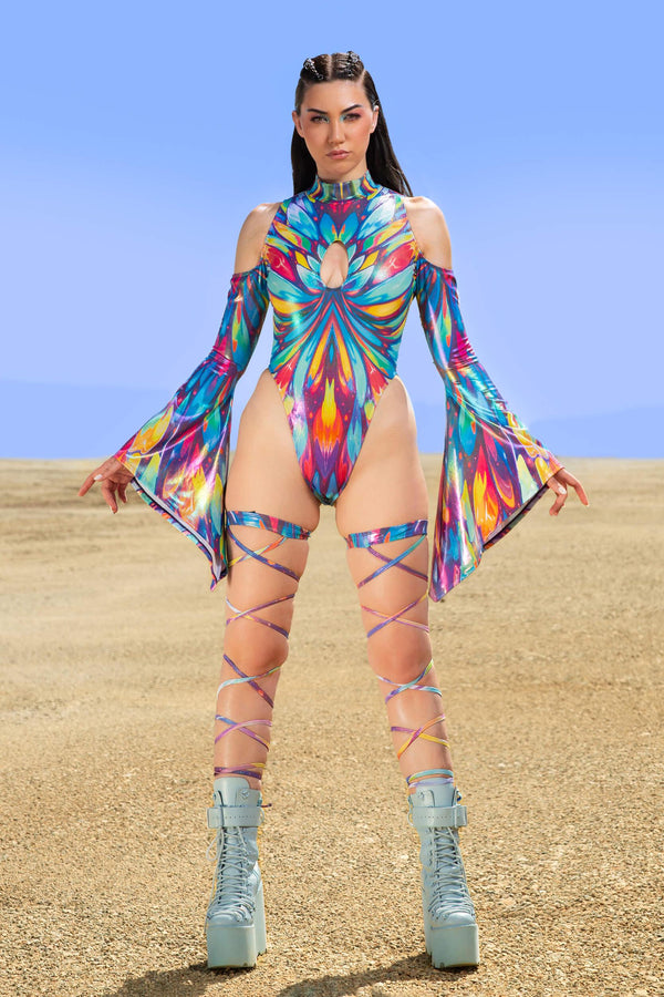 Spotlight Discipline Flared Sleeve Bodysuit