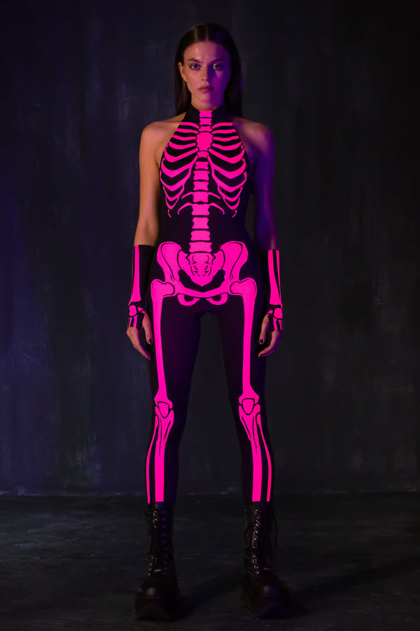 Raspberry Neon Catsuit