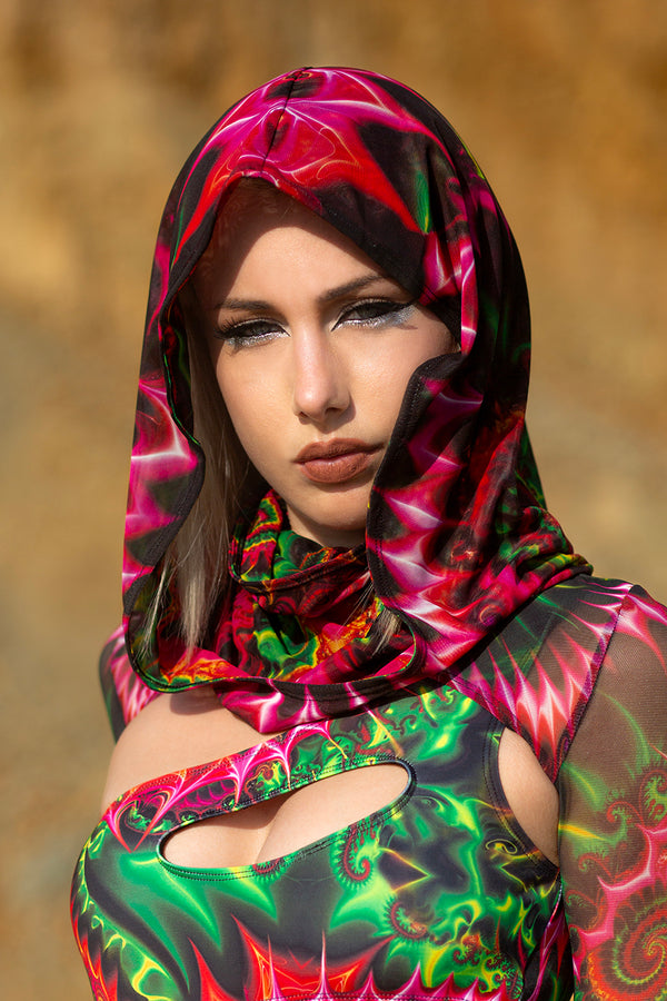 Menthol Himbeere Unisex doppelseitige Kapuze