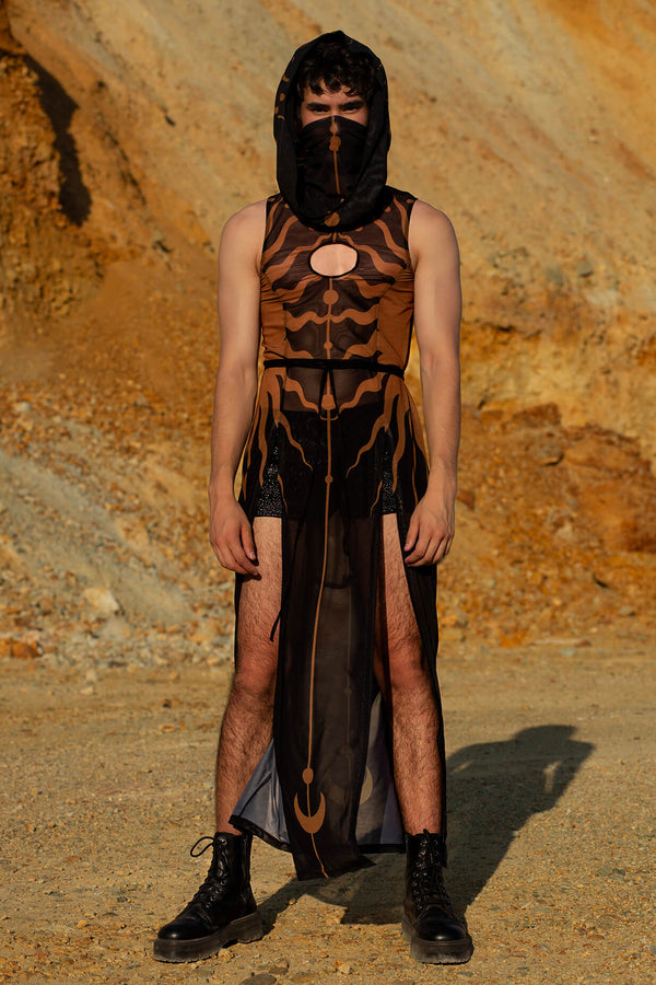 Atacama Herren Kapuzen-Tunika