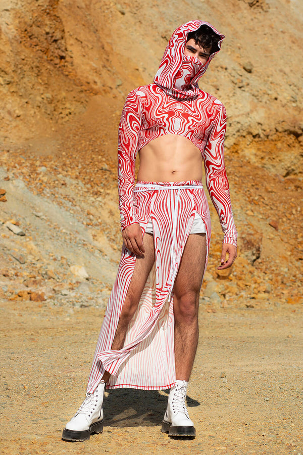 Verschütteter In Vain Herren Maxi Sarong