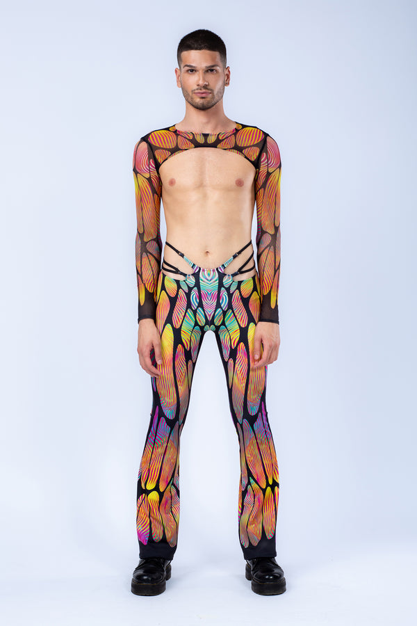 Trypophobie Herren Cut-Out Hose