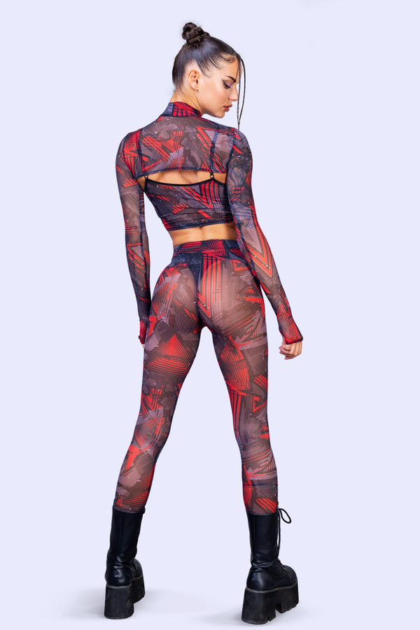Futura Mesh 2-teiliger Shrug-Set