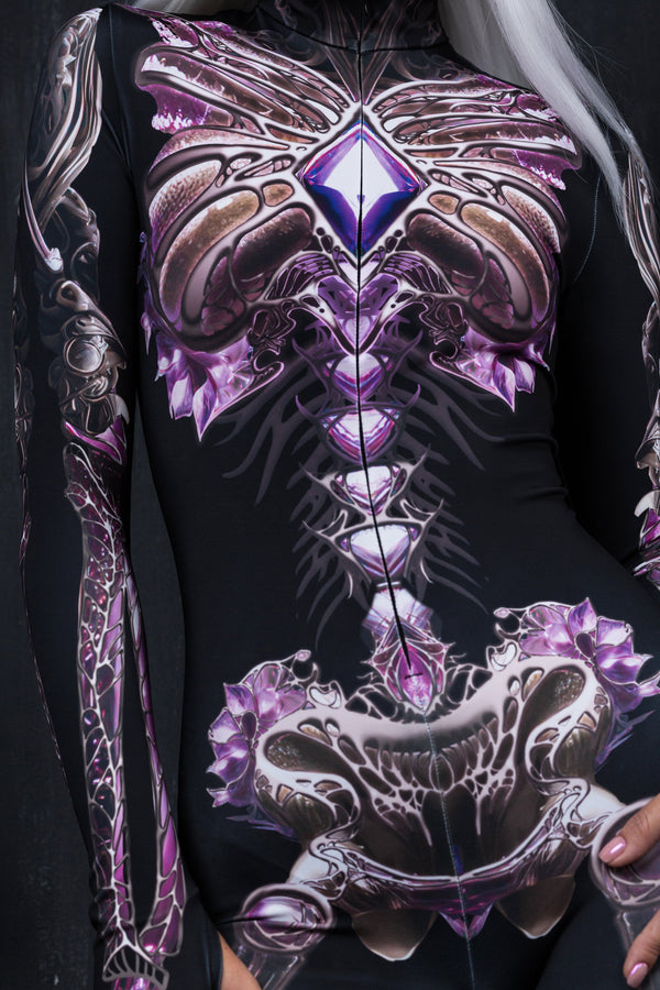 Amethyst Herz Kostüm