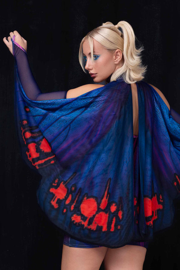 Midnight Embrace V-Ausschnitt Kleid