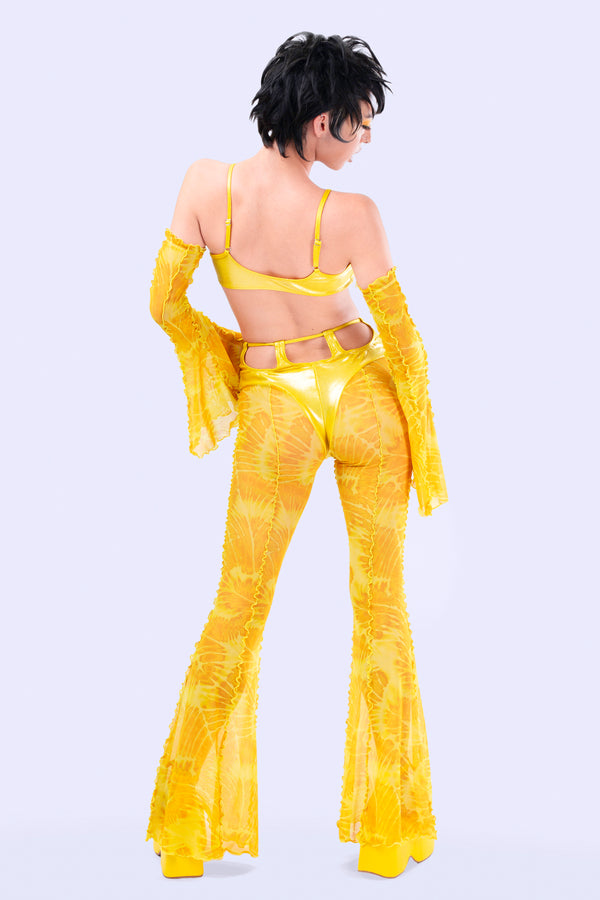 Buttercup Bikini Bell Bottom Hosen Set