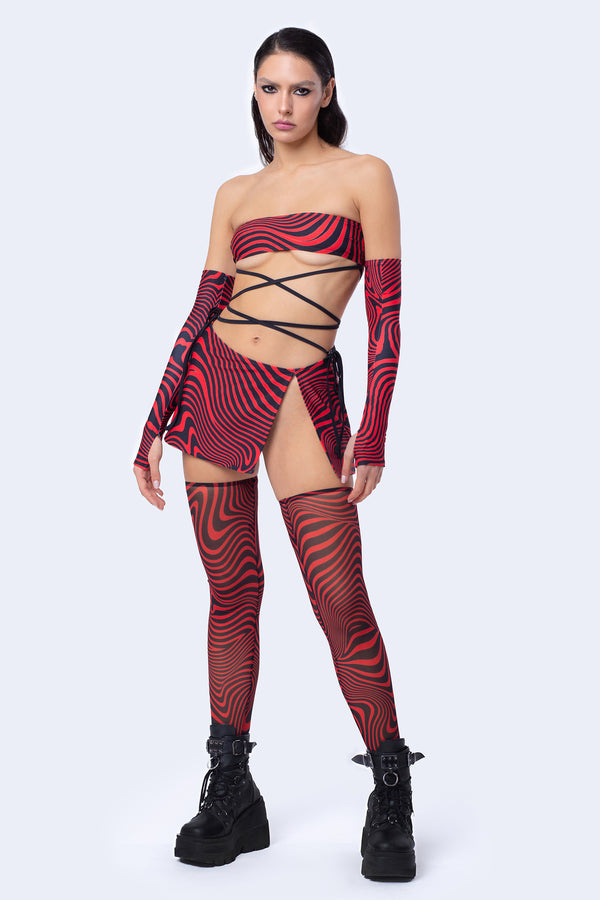 Coursing Tides 2-teilige Kleid