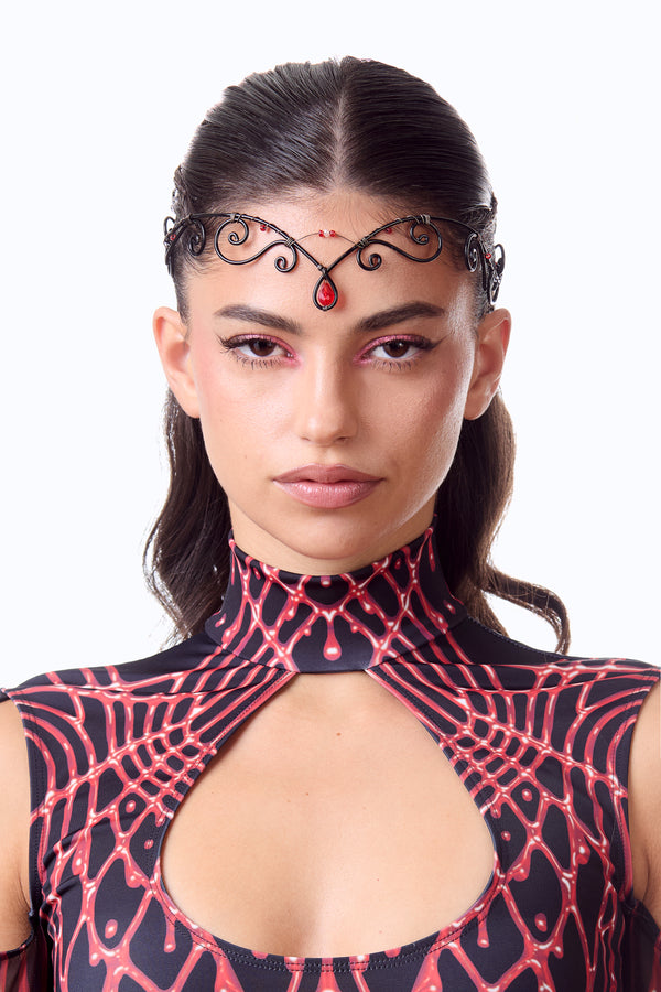 Bluttropfen-Draht-Tiara