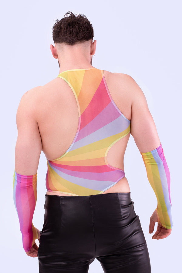 Out&Proud Männlicher asymmetrischer Bodysuit
