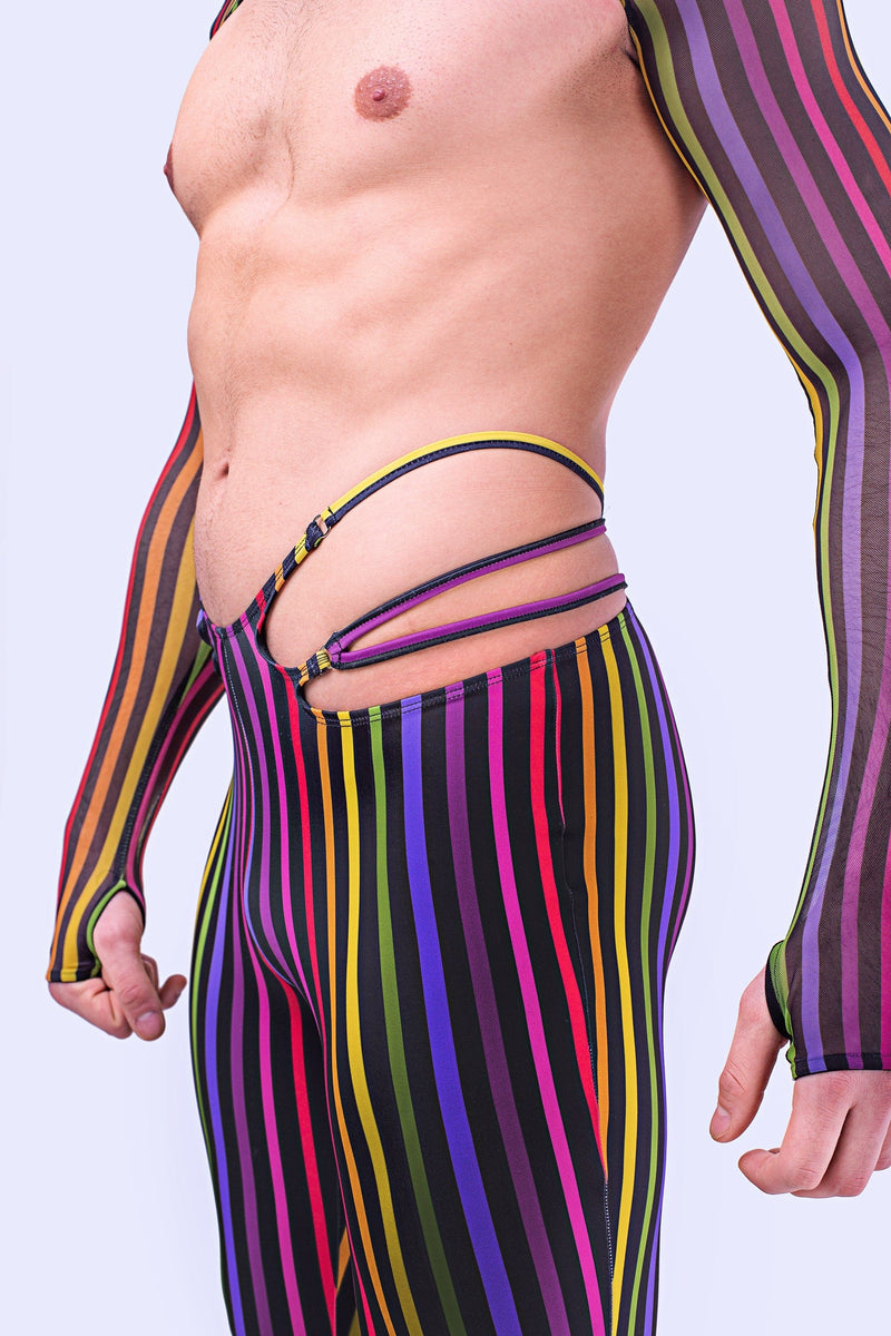 BADINKA – Cut-Out Pants Male Refraction