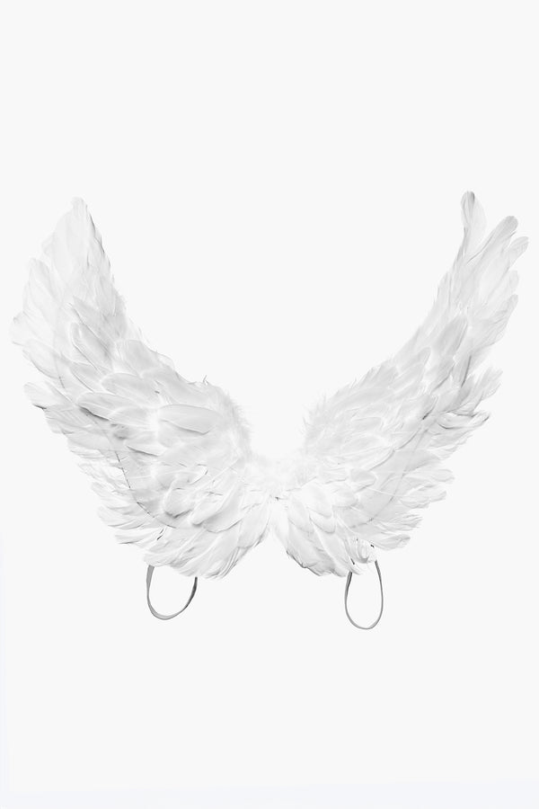 Angelic White Feather Wings