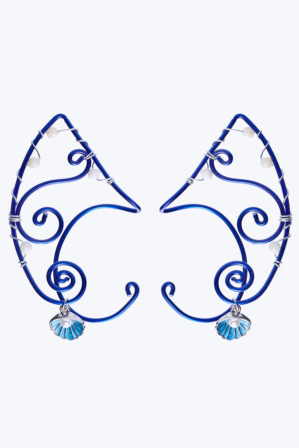 Schimmernde Schwanz-Ohrmanschetten