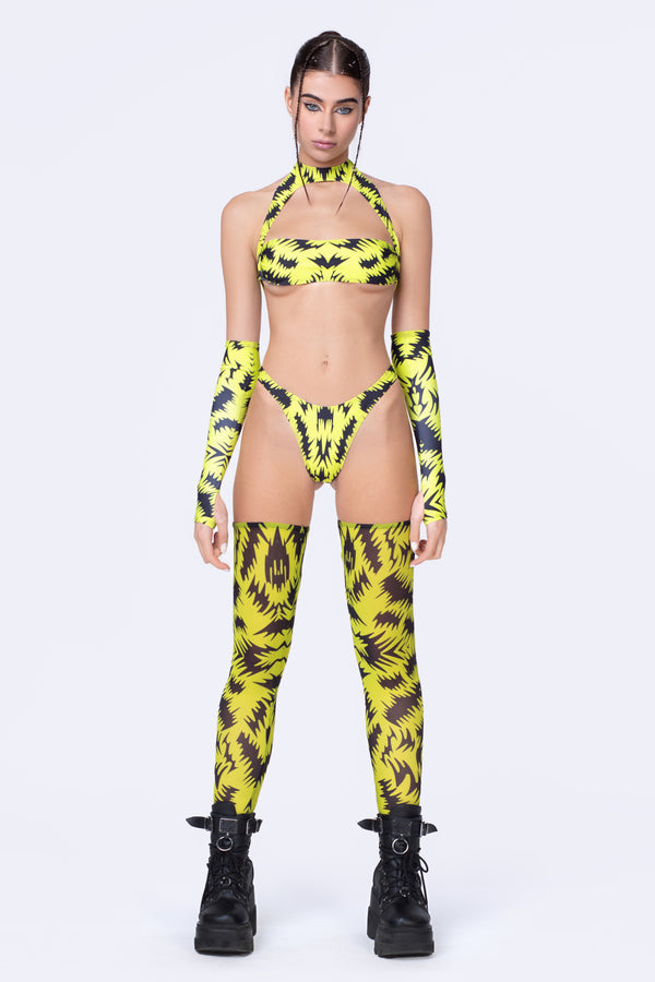 Juxtaposition Cutout Top